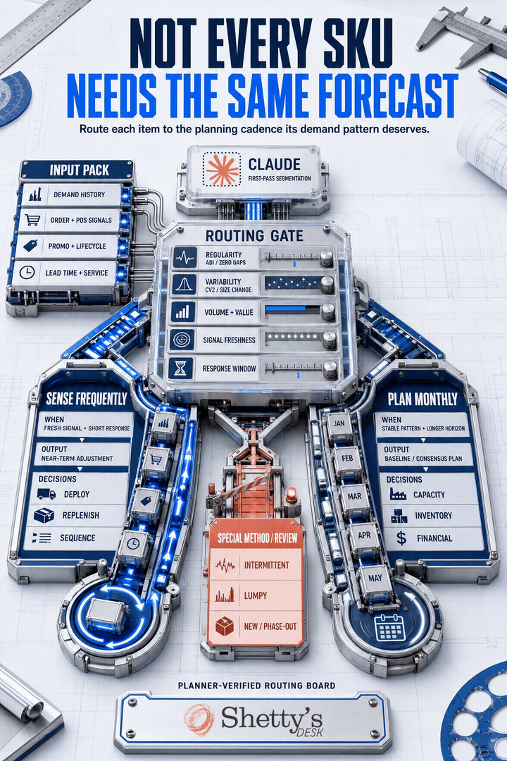 Demand Sensing Router animated workflow preview